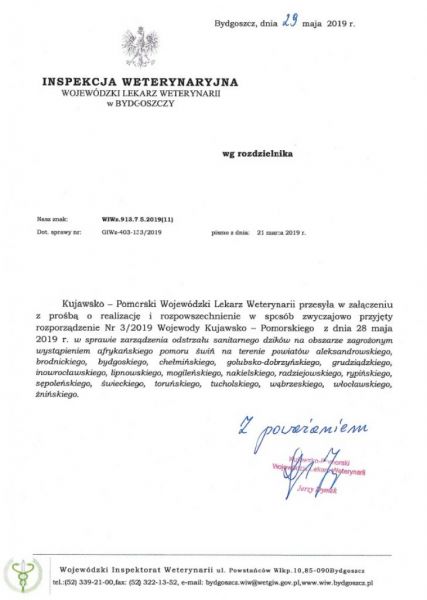 Pismo Kujawsko-Pomorskiego Lekarza Weterynarii