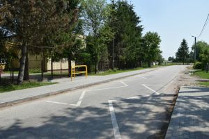 Przebudowa przejscia dla pieszych w miejscowosci Łobdowo