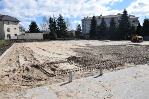Plac budowy boiska przy Zespole Szkół Ogólnokształcących w Wąbrzeźnie (5)