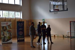 Spotkanie Klubu Sportowego Toruńskie Anioły w Zespole Szkół w Wąbrzeźnie