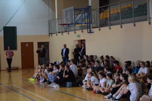 Spotkanie Klubu Sportowego Toruńskie Anioły w Zespole Szkół w Wąbrzeźnie