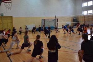 Spotkanie Klubu Sportowego Toruńskie Anioły w Zespole Szkół w Wąbrzeźnie