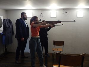 Uczestnicy II Turnieju Strzeleckiego o Puchar Dyrektora Zespołu Szkół w Wąbrzeźnie