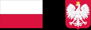 Flaga i godło Rzeczypospolitej Polskiej