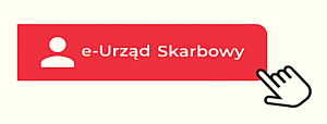 Ręka wskazująca na ikonę e-Urząd Skarbowy.