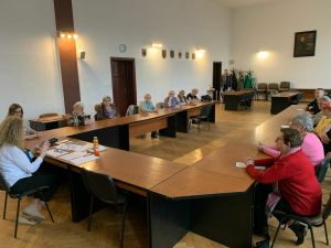 Spotkanie związane z problematyką renty wdowiej.