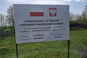 Tablica informacyjna o inwestycji