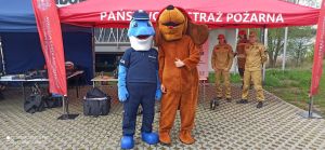 Miś Policjant i Miś Strażak.