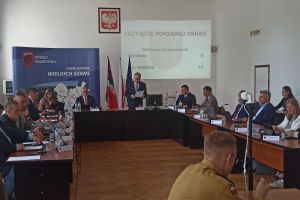 Obrady XII sesji Rady Powiatu w Wąbrzeźnie.