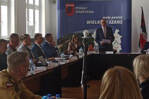 Obrady XII sesji Rady Powiatu w Wąbrzeźnie.