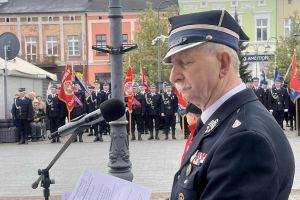 Uroczyste onchody Wojewódzkiego Dnia Strażaka połączone z 150-leciem Ochotniczej Straży Pożarnej w Wąbrzeźnie