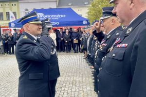 Uroczyste onchody Wojewódzkiego Dnia Strażaka połączone z 150-leciem Ochotniczej Straży Pożarnej w Wąbrzeźnie