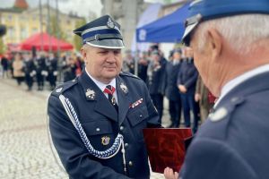 Uroczyste onchody Wojewódzkiego Dnia Strażaka połączone z 150-leciem Ochotniczej Straży Pożarnej w Wąbrzeźnie