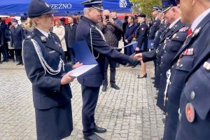 Uroczyste onchody Wojewódzkiego Dnia Strażaka połączone z 150-leciem Ochotniczej Straży Pożarnej w Wąbrzeźnie