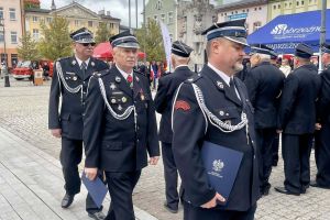 Uroczyste onchody Wojewódzkiego Dnia Strażaka połączone z 150-leciem Ochotniczej Straży Pożarnej w Wąbrzeźnie