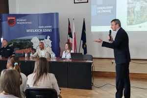 Prelekcja na temat problematyki handlu ludźmi ze szczególnym uwzględnieniem pracy przymusowej