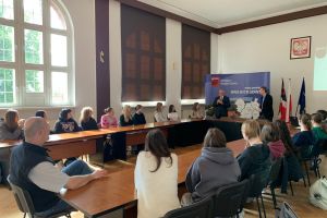 Lekcje w Starostwie Powiatowym w Wąbrzeźnie