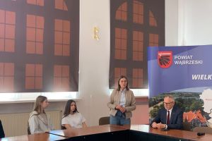 Lekcje w Starostwie Powiatowym w Wąbrzeźnie