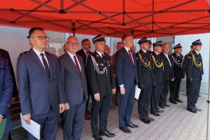Uroczysty apel z okazji Powiatowych Obchodów Dnia Strażaka w Wąbrzeźnie