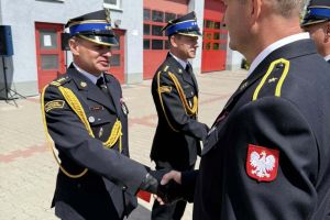 Uroczysty apel z okazji Powiatowych Obchodów Dnia Strażaka w Wąbrzeźnie