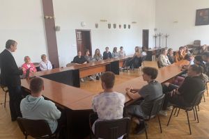 Lekcje w Starostwie Powiatowym w Wąbrzeźnie