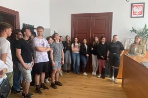 Lekcje w Starostwie Powiatowym w Wąbrzeźnie