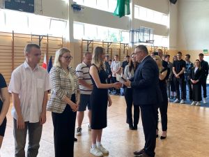 Zakończenie roku szkolnego w Zespole Szkół w Wąbrzeźnie