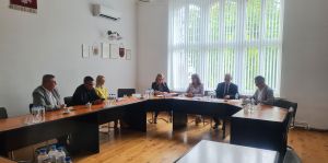 Walne Zebranie Członków Stowarzyszenia OPPT Wąbrzeźna w Starostwie Powiatowym w Wąbrzeźnie w dniu 17 lipca 2025 roku