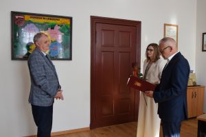 Uroczyste wręczenie powierzenia na stanowisko dyrektora Zespołu Szkół Ogólnokształcących w Wąbrzeźnie