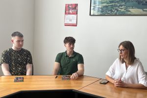 Zdjęcia z przebiegu stażów uczniów Zespołu Szkół Ogólnokształcących w Wąbrzeźnie