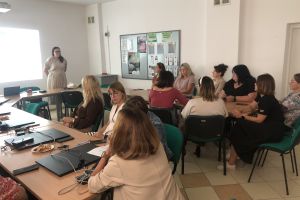 Warsztaty "Ergonomia miejsca pracy" dla pracowników Powiatowego Urzędu Pracy w Wąbrzeźnie
