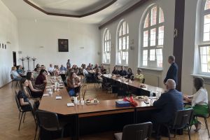 Uroczyste pożegnanie Kierownika Wydziału Oświaty, Zdrowia, Kultury i Sportu – Krzysztofa Buchmieta