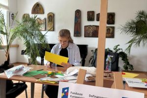 Uczniowie z Zespołu Szkół w Wąbrzeźnie podczas staży zawodowych