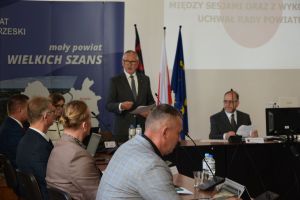 XV sesja Rady Powiatu w Wąbrzeźnie