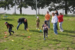 Piknik rodzinny "Być z rodziną - razem w kryzysie" w Centrum Aktywnego Wypoczynku w Osieczku