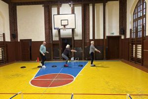 Ćwiczenia seniorów w ramach „Programu zapobiegania upadkom dla seniorów w województwie kujawsko-pomorskim”