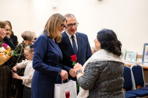 Uroczyste otwarcie "Galerii pod Dębami" malarstwa Cecylii Szymańskiej