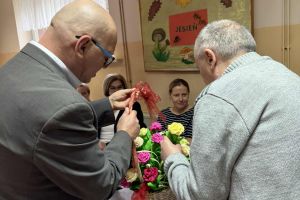 Uroczyste obchody Dnia Pracownika Socjalnego w Domu Pomocy Społecznej w Wąbrzeźnie