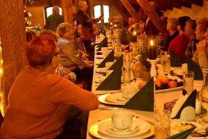 Spotkanie świąteczne członków Polskiego Związku Niewidomych Koła Powiatowego w Wąbrzeźnie