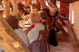 Spotkanie świąteczne członków Polskiego Związku Niewidomych Koła Powiatowego w Wąbrzeźnie