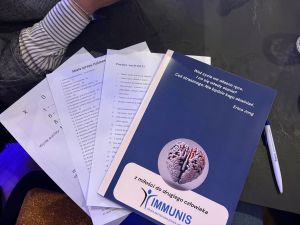 Teczka i testy otrzymane podczas spotkania