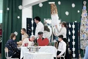 Spotkanie wigilijne w Specjalnym Ośrodku Szkolno-Wychowawczym we Wroniu