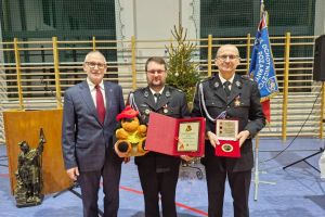 Spotkanie świąteczne Zarządu Oddziału Powiatowego Związku Ochotniczych Straży Pożarnych Rzeczypospolitej Polskiej w...