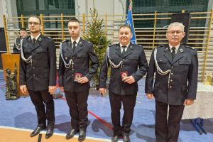 Spotkanie świąteczne Zarządu Oddziału Powiatowego Związku Ochotniczych Straży Pożarnych Rzeczypospolitej Polskiej w...