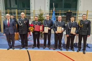 Spotkanie świąteczne Zarządu Oddziału Powiatowego Związku Ochotniczych Straży Pożarnych Rzeczypospolitej Polskiej w...