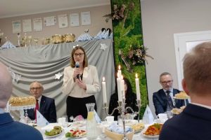 Świąteczne spotkanie w Warsztacie Terapii Zajęciowej w Wąbrzeźnie