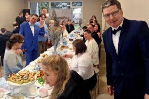 Świąteczne spotkanie w Warsztacie Terapii Zajęciowej w Wąbrzeźnie