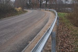 Wyremontowana droga powiatowa nr 1701C Działowo – Stanisławki