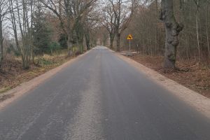 Wyremontowana droga powiatowa nr 1701C Działowo – Stanisławki