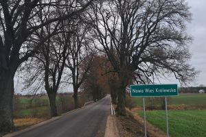 Wyremontowana droga powiatowa nr 1701C Działowo – Stanisławki